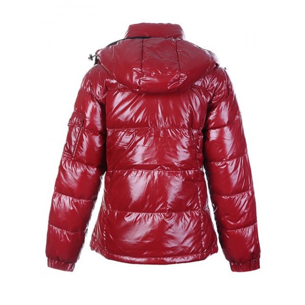 Moncler Fashion rosso Breve Mock colletto e protezione calda Cappotti uscita
